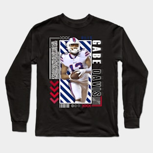 Gabe Davis Paper Poster Version 10 Long Sleeve T-Shirt